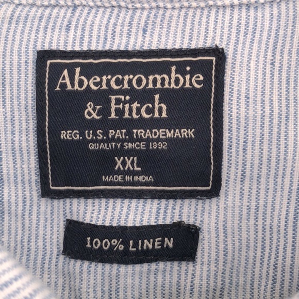 Abercrombie & Fitch Men’s 100% Linen Shirt - Picture 3 of 11
